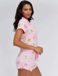 Postcard Modal Rich Printed Pyjamas in a Bag