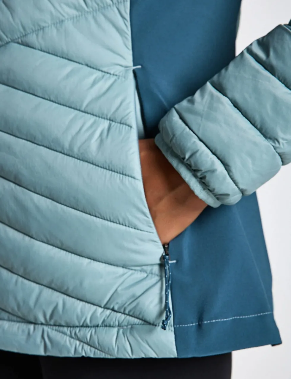 Powder Pass III Hybrid Hooded Puffer Jacket