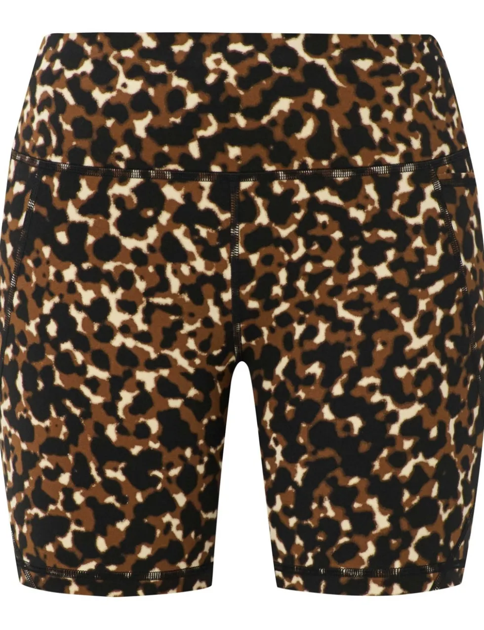 Power Animal Print 6" Biker Shorts