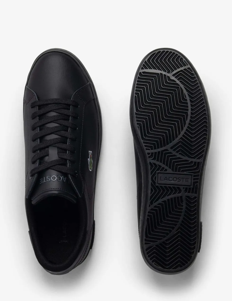 Powercourt Leather Lace-Up Trainers