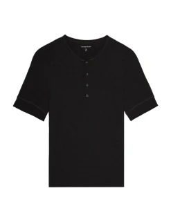 Premium Cotton Modal Henley Pyjama Tee