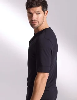 Premium Cotton Modal Henley Pyjama Tee