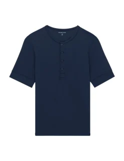 Premium Cotton Modal Henley Pyjama Tee