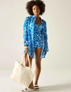 Prena Pure Cotton Beach Cover Up Shirt