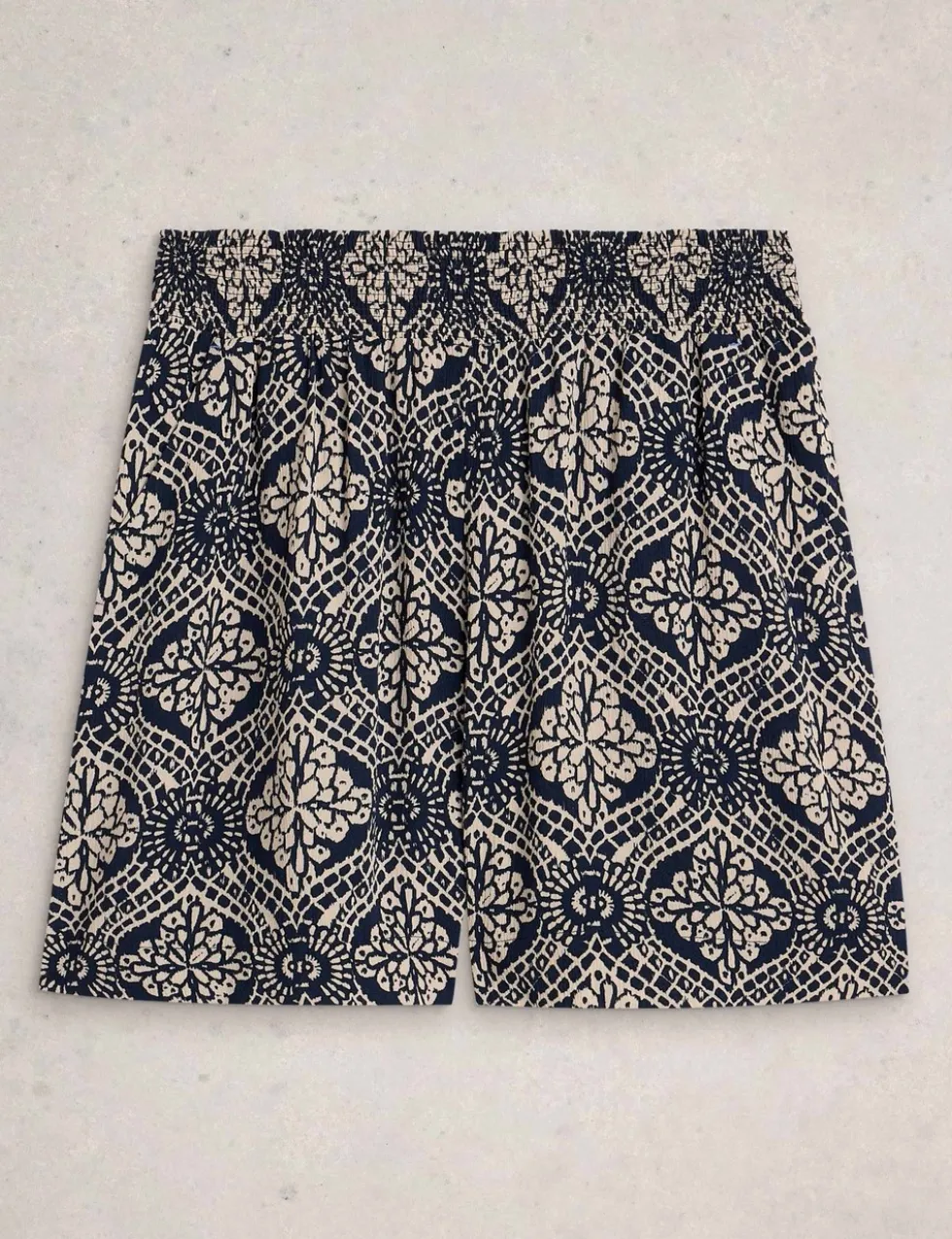 Printed Crinkle Shorts
