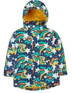 Printed Fleece Lined Raincoat (1-10 Yrs)
