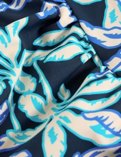 Printed Halterneck Tankini Top