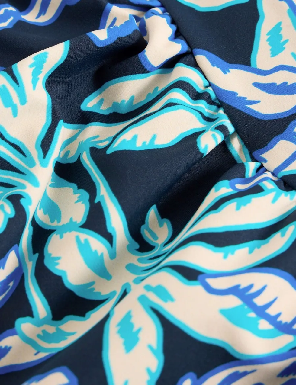 Printed Halterneck Tankini Top