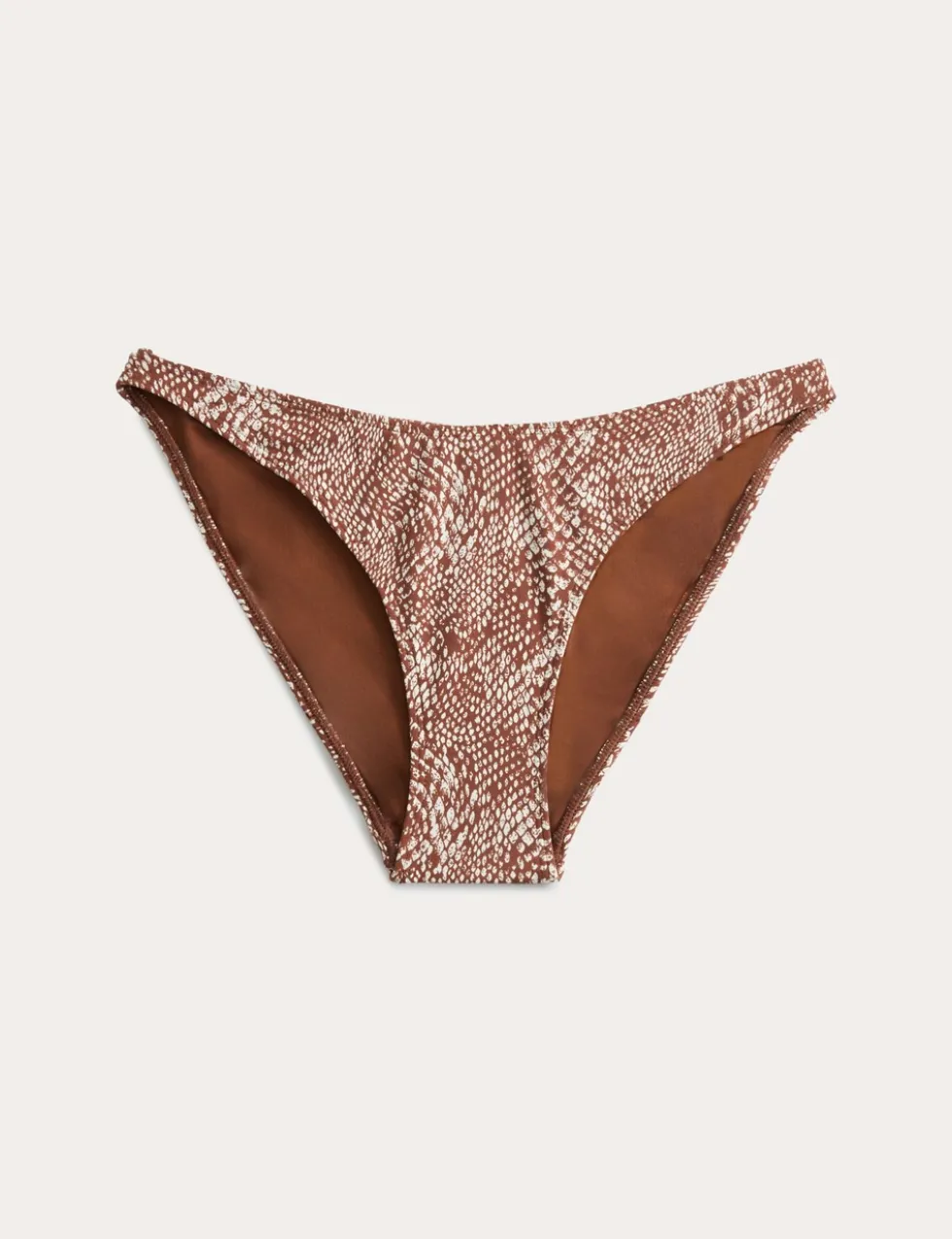 Printed High Leg Bikini Bottoms