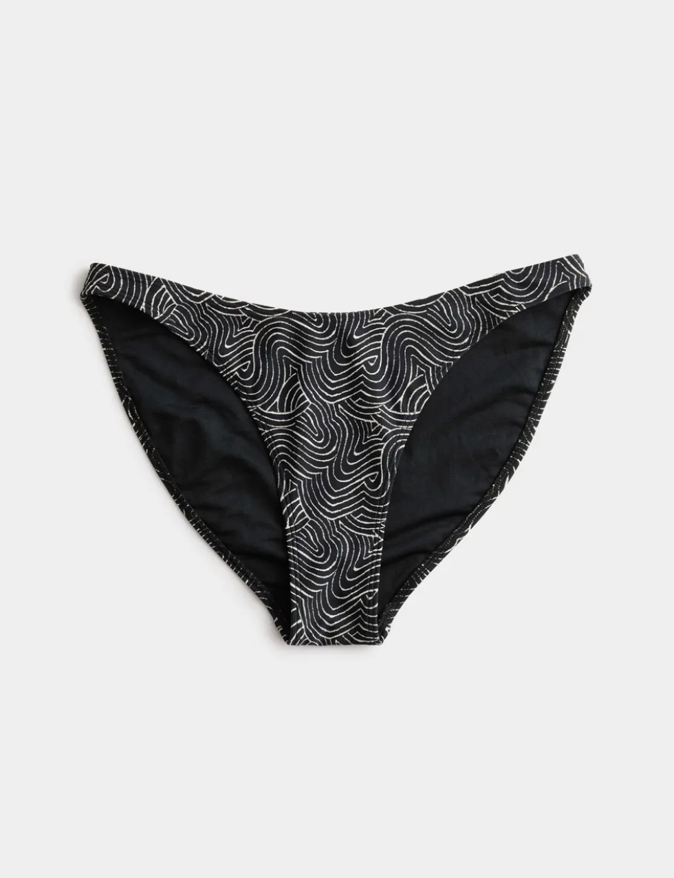 Printed High Leg Bikini Bottoms
