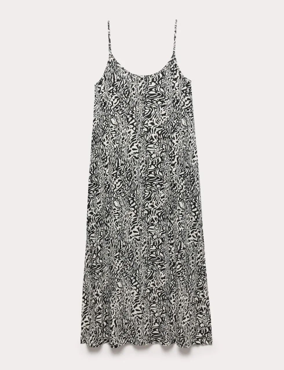 Printed Jersey Midaxi Beach Dress
