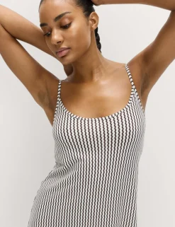 Printed Jersey Midaxi Beach Dress
