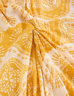 Printed Kimono Beach Dress