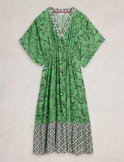 Printed Maxi Beach Dress