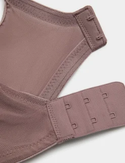 Printed Mesh Wired Extra Support Bra (F+)