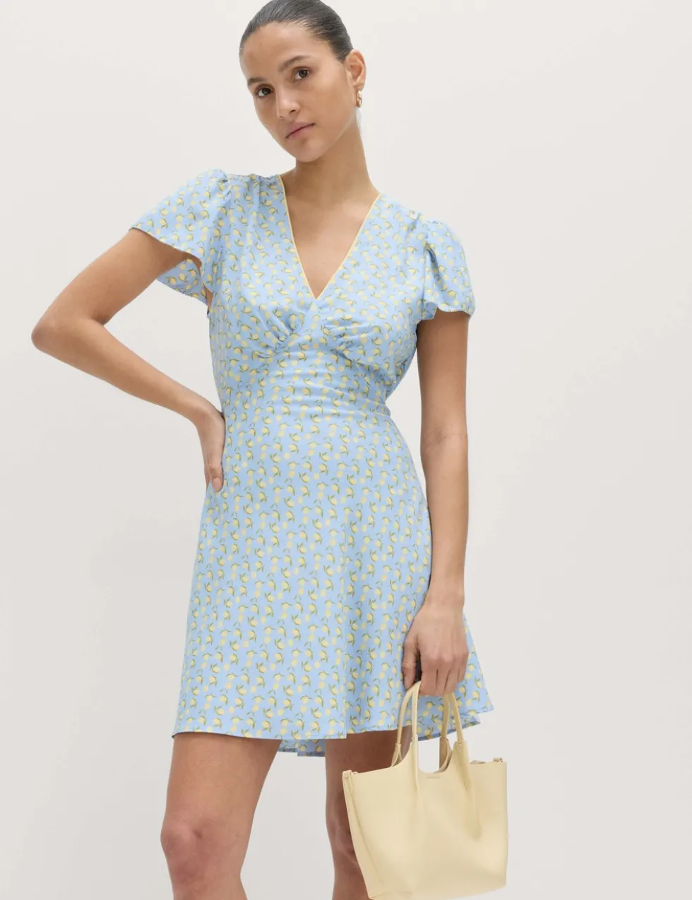 Printed Mini Tea Dress