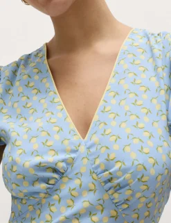 Printed Mini Tea Dress