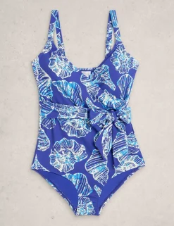 Printed Padded V-Neck Swimsuit