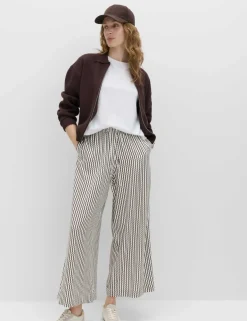 Printed Pull On Wide Leg Culottes