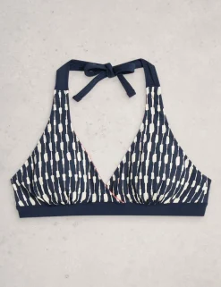 Printed Reversible Triangle Bikini Top