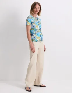 Printed Round Neck T-Shirt