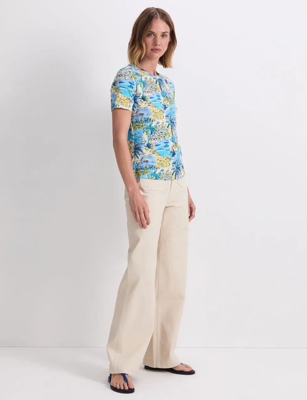 Printed Round Neck T-Shirt