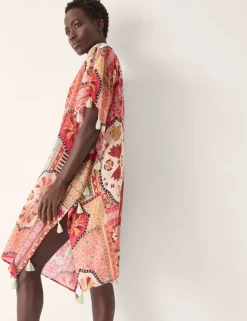 Printed V-Neck Mini Beach Dress