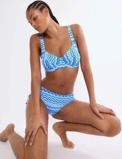 Printed Wired Bikini Top (B-F)