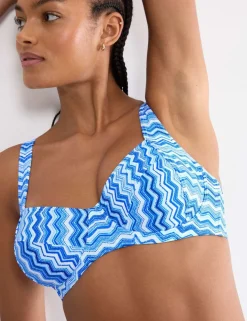 Printed Wired Bikini Top (B-F)