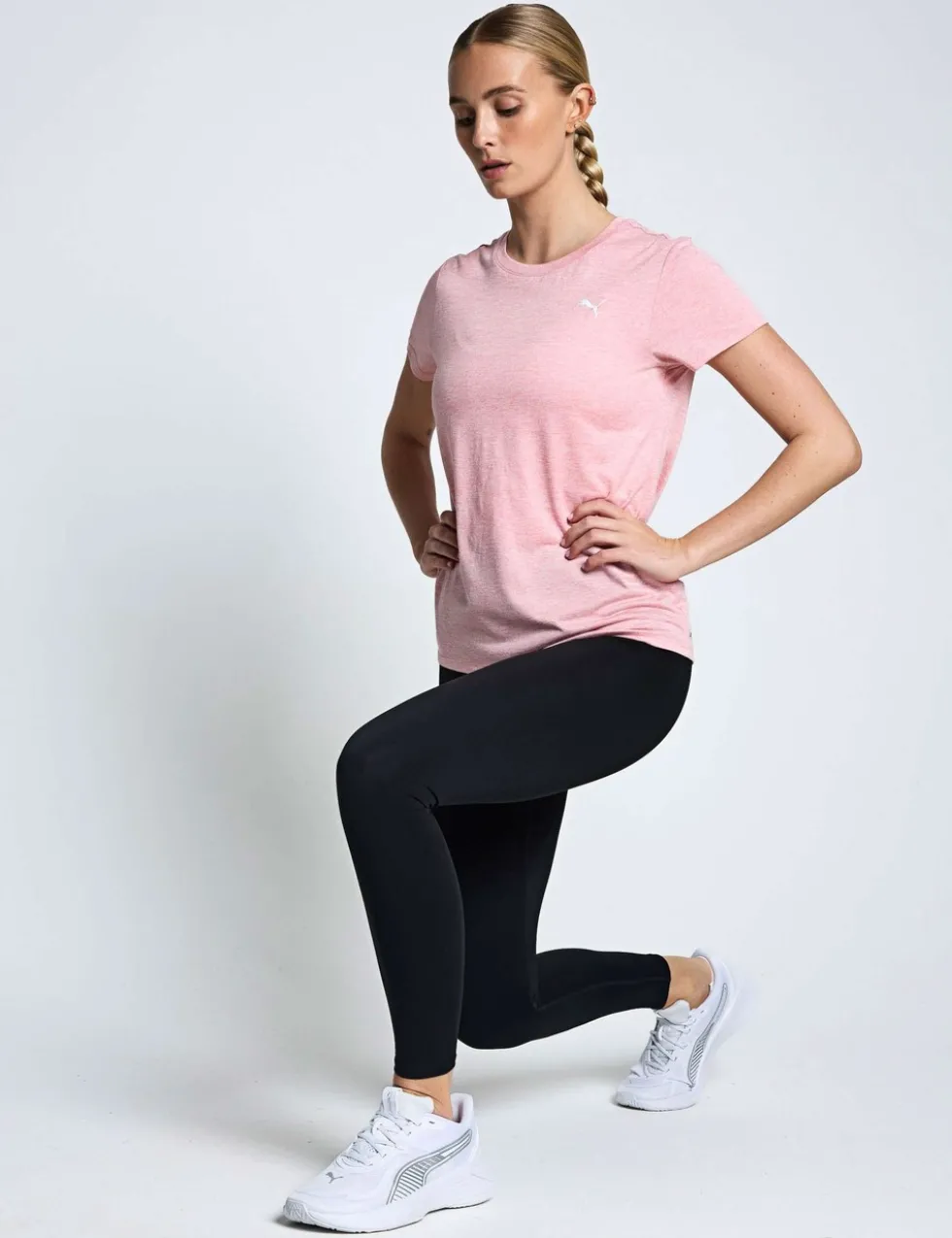 Puma Essential Heather Crew Neck T-Shirt