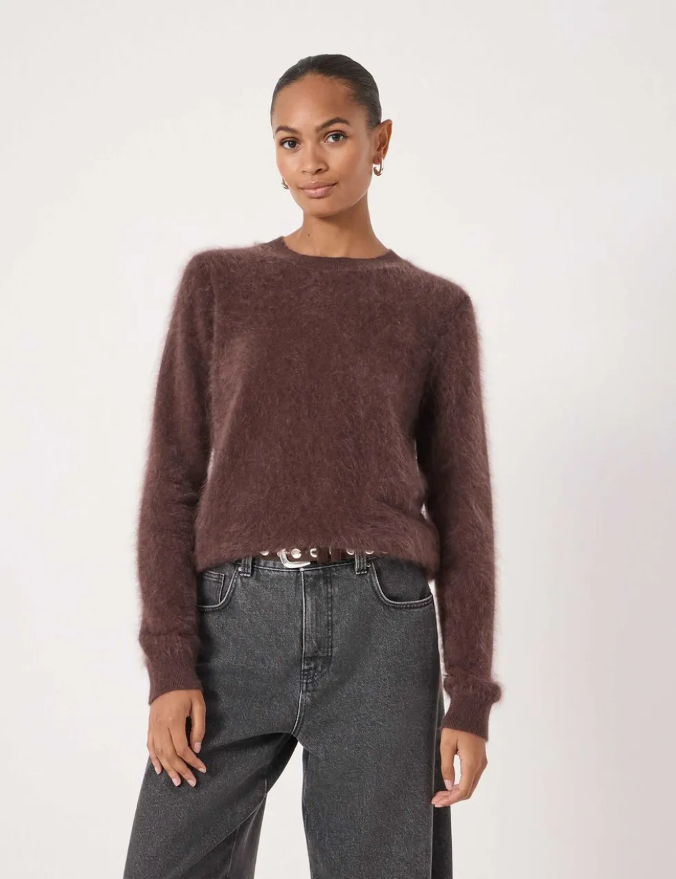 Pure Cashmere Brushed Jumper