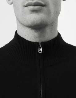 Pure Cashmere Half Zip Jumper