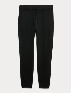 Pure Cashmere Knitted Joggers
