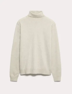 Pure Cashmere Roll Neck Jumper