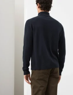 Pure Cashmere Roll Neck Jumper