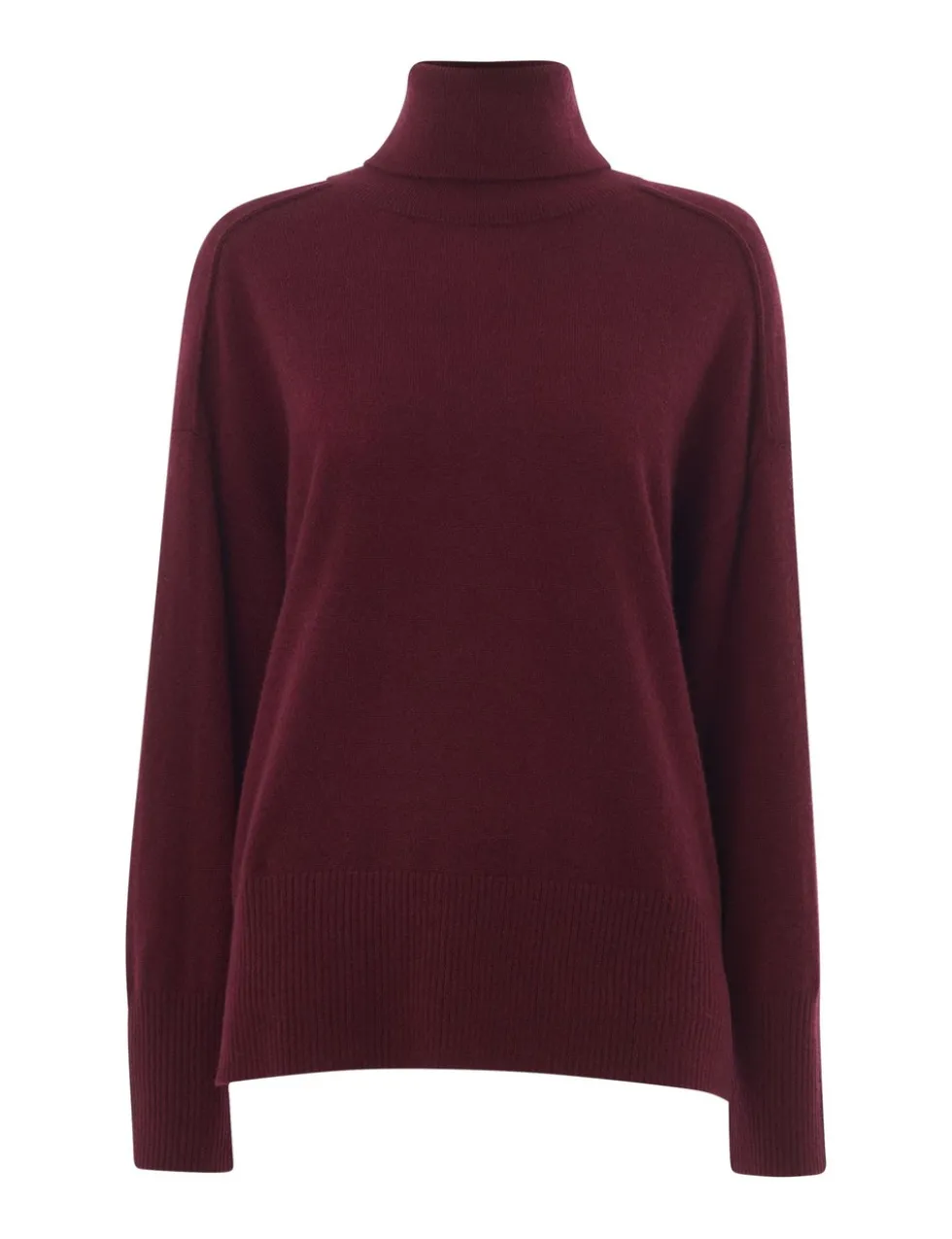 Pure Cashmere Roll Neck Jumper