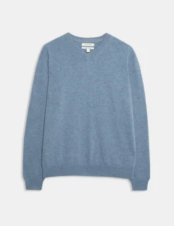 Pure Cashmere V-Neck Jumper