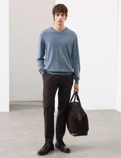 Pure Cashmere V-Neck Jumper