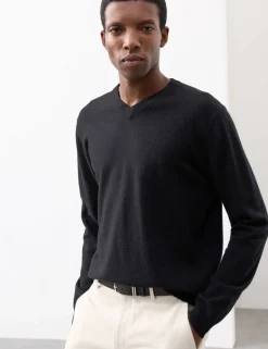 Pure Cashmere V-Neck Jumper