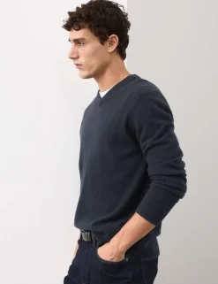 Pure Cashmere V-Neck Jumper