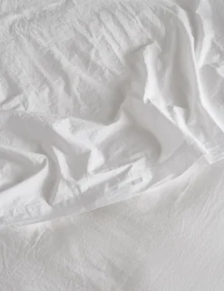 Pure Cotton 300 Thread Count Washed Deep Fitted Sheet