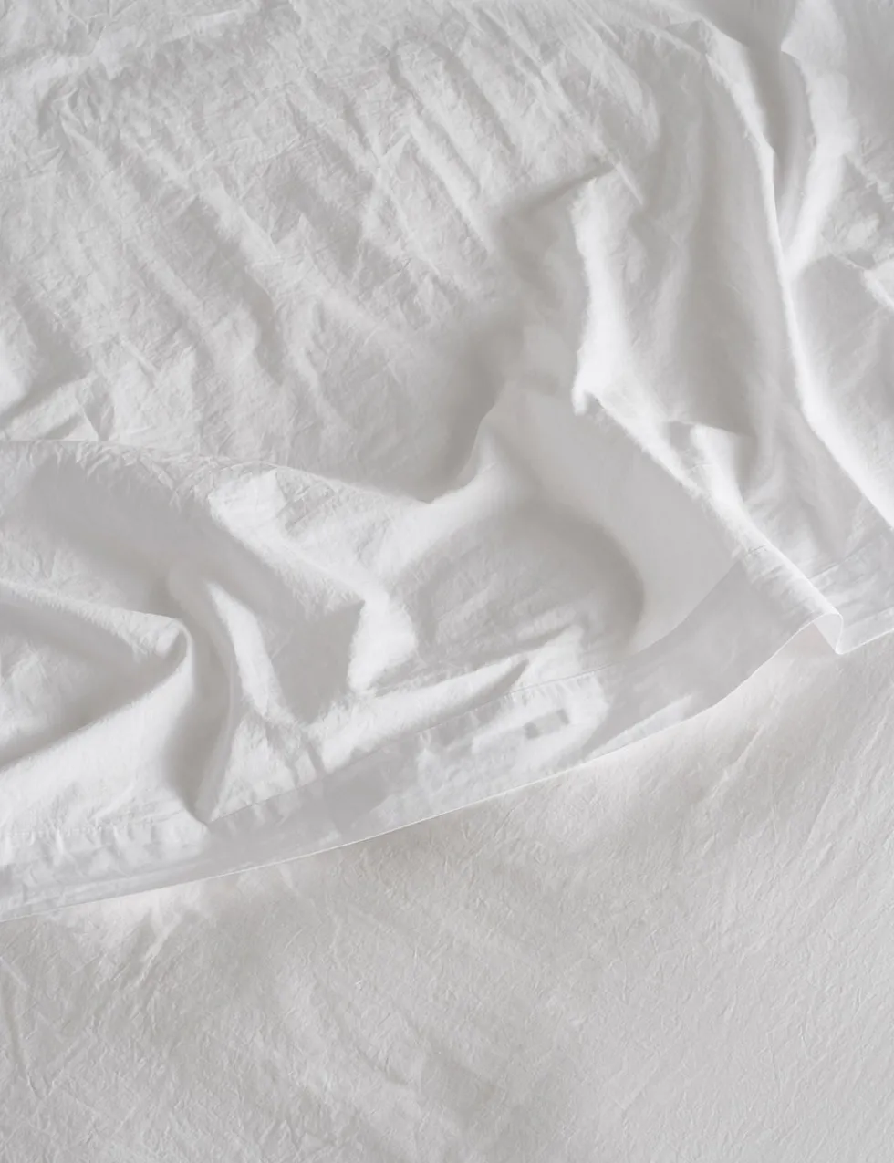 Pure Cotton 300 Thread Count Washed Deep Fitted Sheet