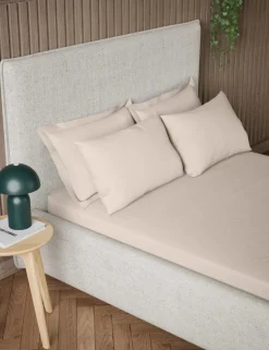 Pure Cotton 300 Thread Count Fitted Sheet