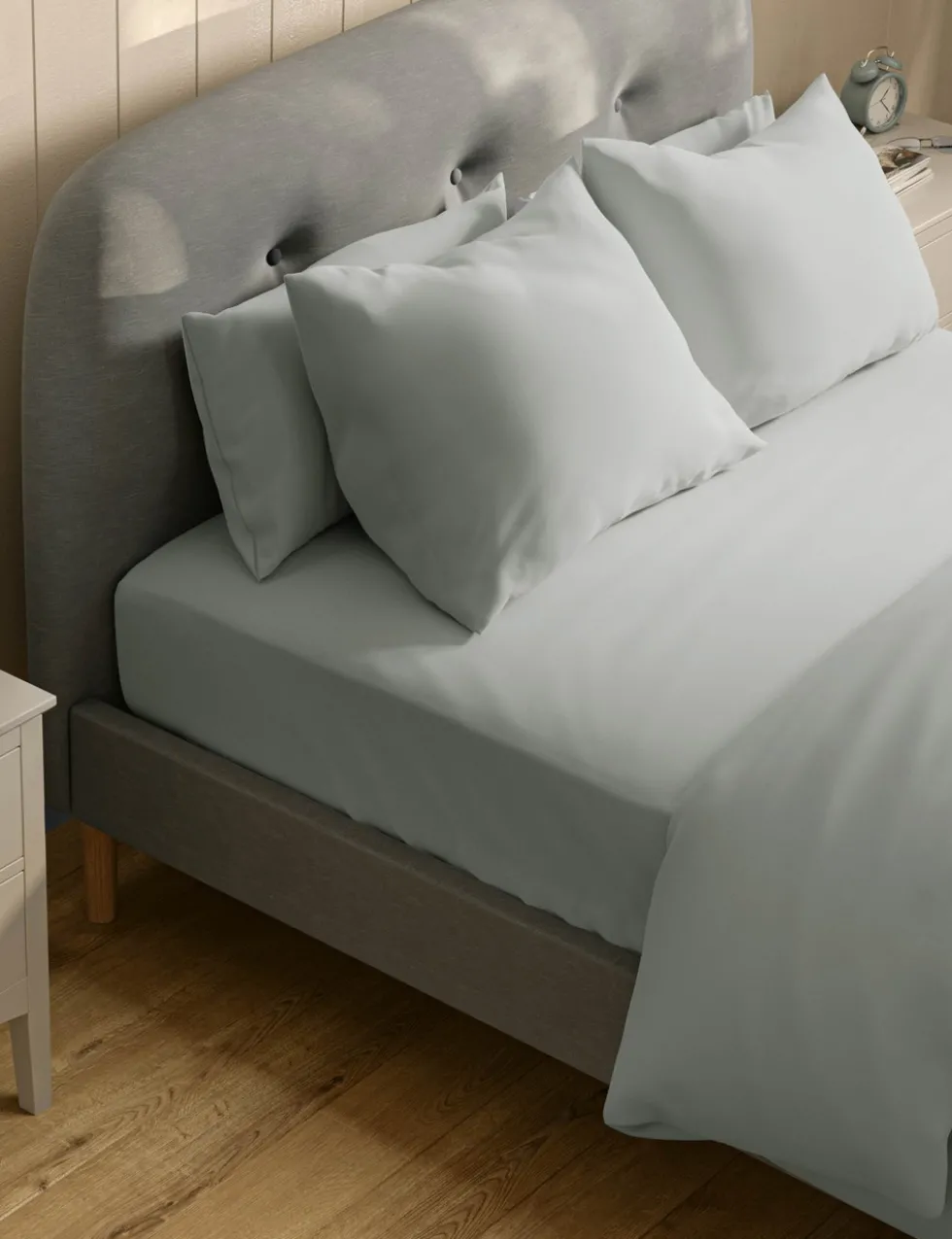 Pure Cotton 300 Thread Count Deep Fitted Sheet