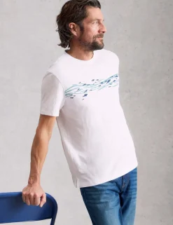 Pure Cotton Abersoch Swimming Fish T-Shirt