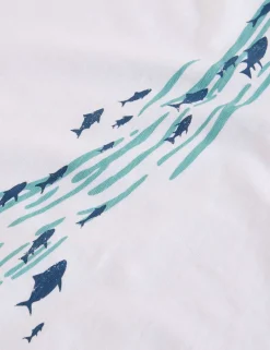 Pure Cotton Abersoch Swimming Fish T-Shirt
