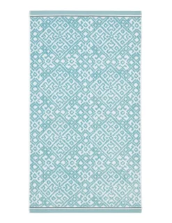 Pure Cotton Aldin Geometric Towel