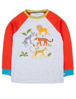 Pure Cotton Animal Print Top (2-10 Yrs)