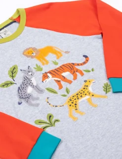 Pure Cotton Animal Print Top (2-10 Yrs)