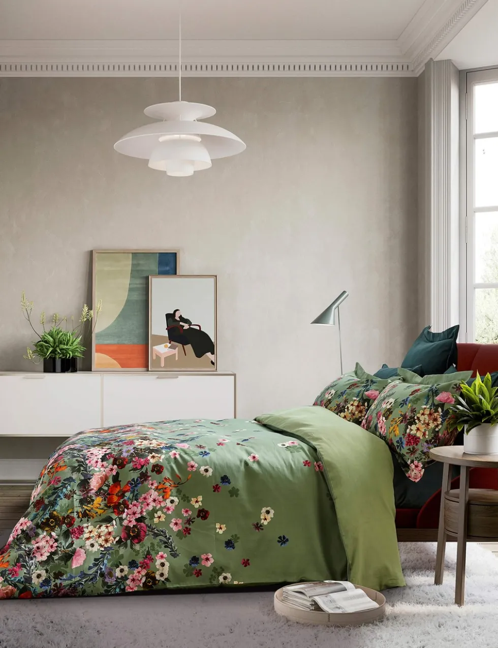 Pure Cotton Antiquity Border Bedding Set